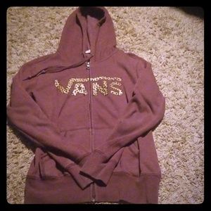 Vans zip up sweater